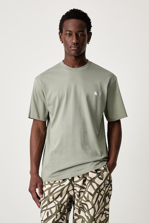 Carhartt WIP S/S Madison T-shirt basic bawełniany męski zielony I033000