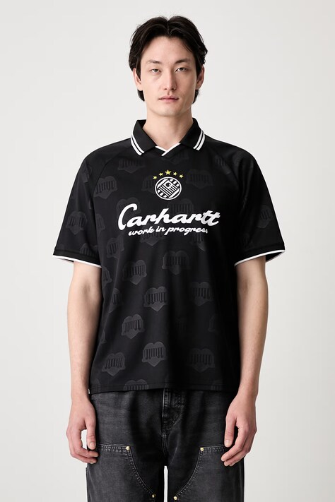 Carhartt WIP S/S Terrace Football T-shirt męski czarny I037567