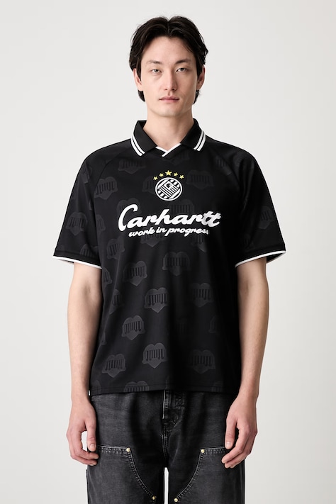 Carhartt WIP S/S Terrace Football T-shirt męski czarny I037567