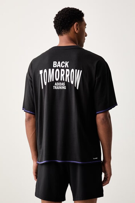 adidas Performance T-shirt treningowy męski czarny KX9354