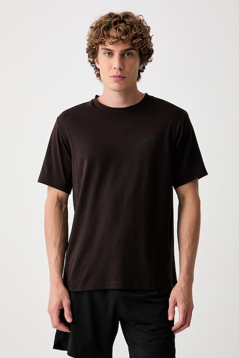 adidas Performance футболка для тренировки мужская хлопковая Essentials Feelready коричневая KD5498