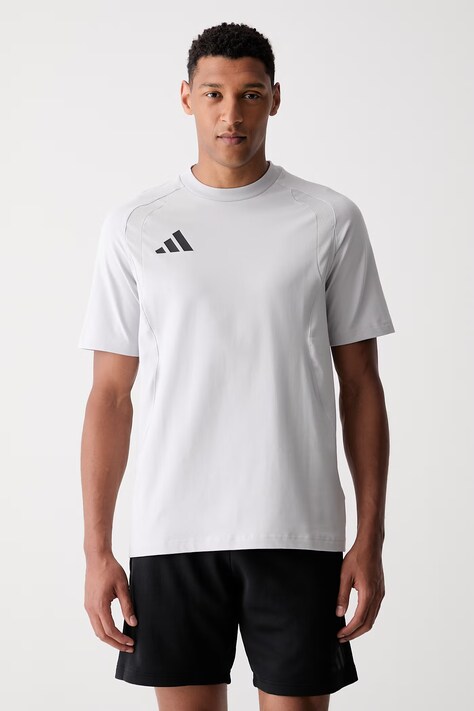 adidas Performance T-shirt treningowy męski z bawełną Tiro Travel szary KD1120