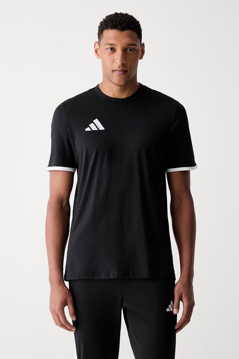 adidas Performance T-shirt sportowy męski bawełniany Entrada26 czarny JZ6675