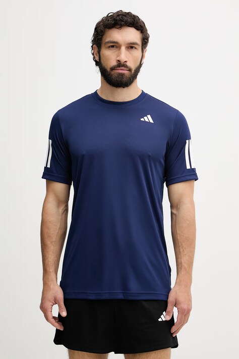 adidas Performance T-shirt sportowy męski TENNIS CLUB granatowy JN5730