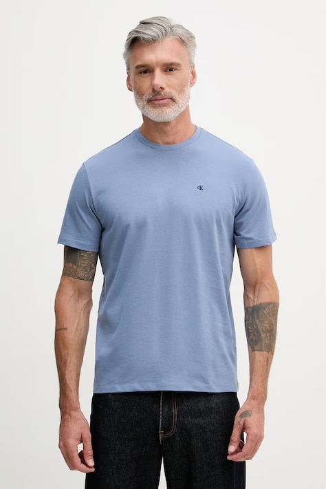 Calvin Klein Jeans tričko pánské bavlněné modré LV14RD254G