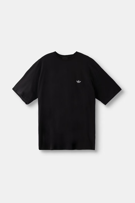adidas Originals t-shirt ανδρικό βαμβακερό Trefoil Essentials μαύρο KX9142