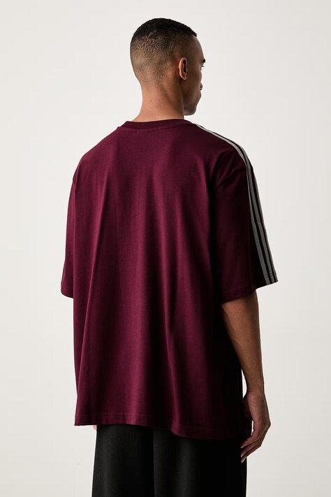 adidas Originals t-shirt ανδρικό βαμβακερό Adicolor μπορντό KS7411