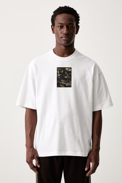adidas Originals T-shirt damski bawełniany Camo biały KS4234