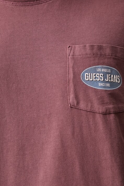 Guess Jeans футболка чоловіча бавовняна — AW26-TSMZRM, рожевий — фото 5
