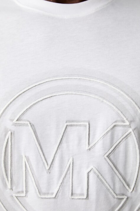 Michael Kors футболка чоловіча бавовняна — AW26-TSMZRU, білий — фото 5