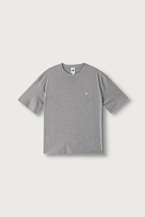 adidas Originals t-shirt ανδρικό με βαμβάκι Trefoil Essentials γκρί IA7533