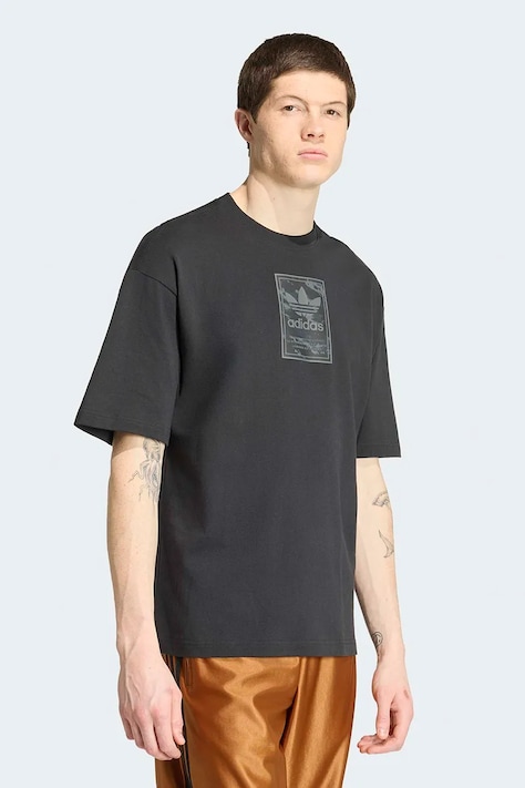adidas Originals Tričko pánské bavlněné Camo černé IA5935