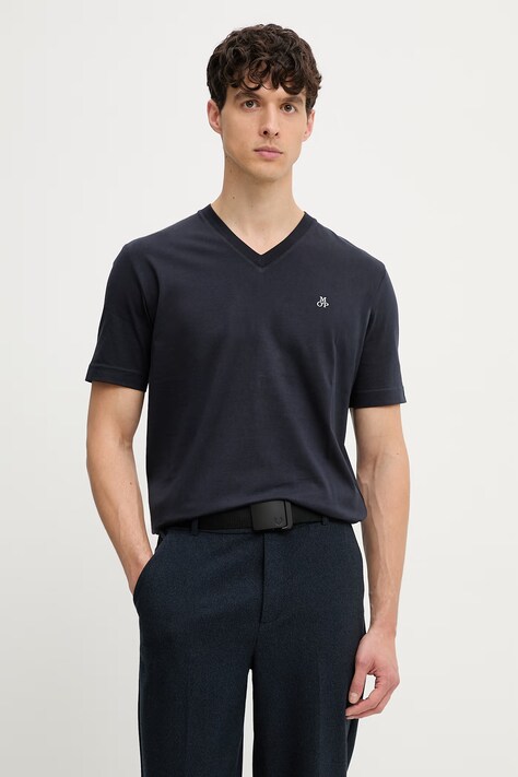 Marc O'Polo T-shirt męski bawełniany granatowy 5000014267