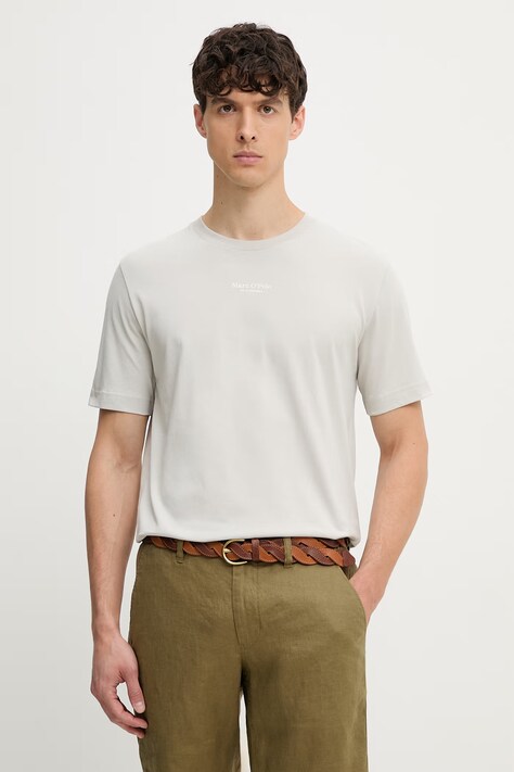 Marc O'Polo T-shirt męski bawełniany szary 5000014264