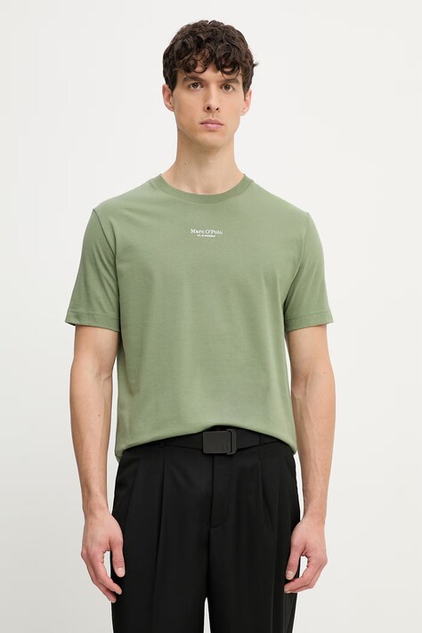 Marc O'Polo T-shirt męski bawełniany zielony 5000014264