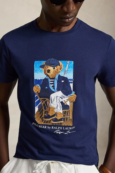 Polo Ralph Lauren футболка чоловіча бавовняна — фото 4