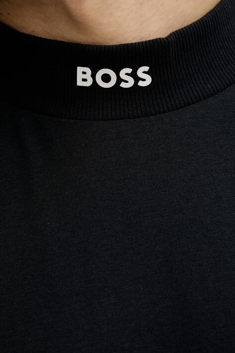 BOSS Green футболка чоловіча бавовняна з еластаном Tee Collar — фото 5