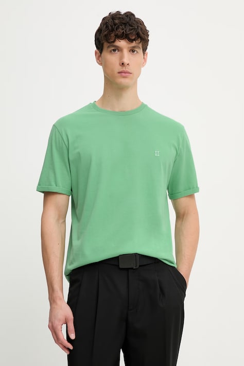 Les Deux T-shirt da uomo in cotone verde 1001979