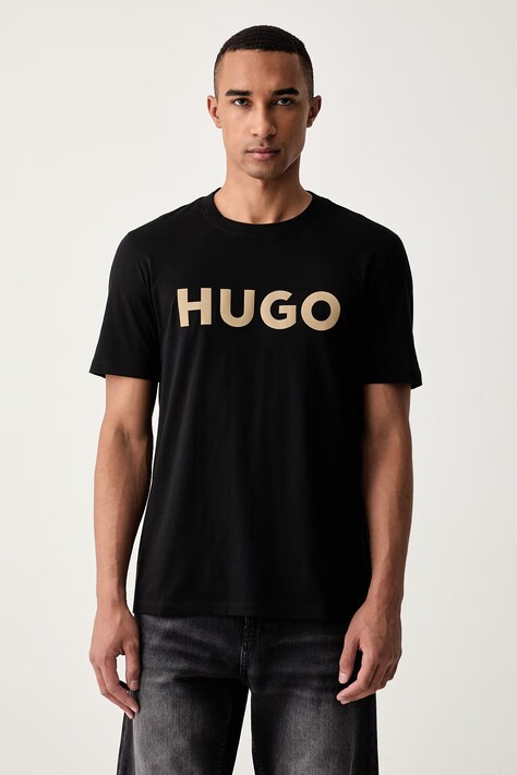 HUGO tričko pánské bavlněné Dulivio_U263 černé 50564790