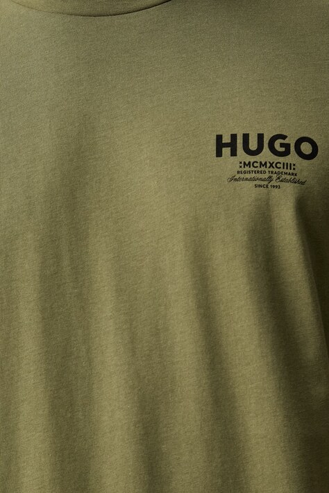 HUGO Blue футболка чоловіча бавовняна Nesptee — фото 5