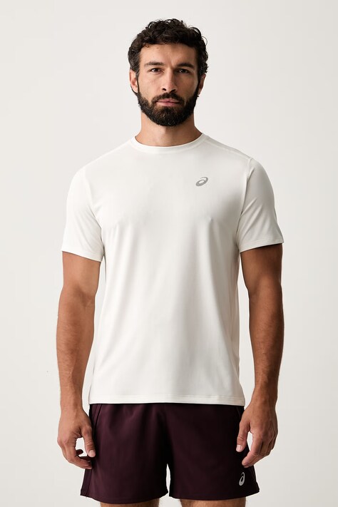 Asics T-shirt treningowy męski CORE SS TOP beżowy 2011D221.100