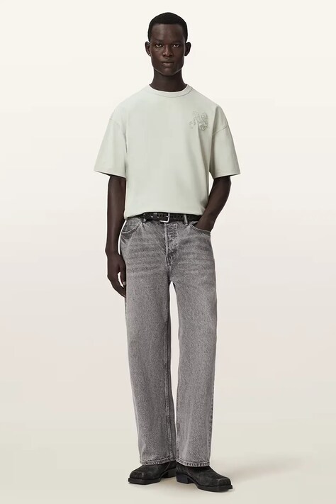 AllSaints футболка чоловіча бавовняна INSIGNIA — AW26-TSMZZL, зелений — фото 3
