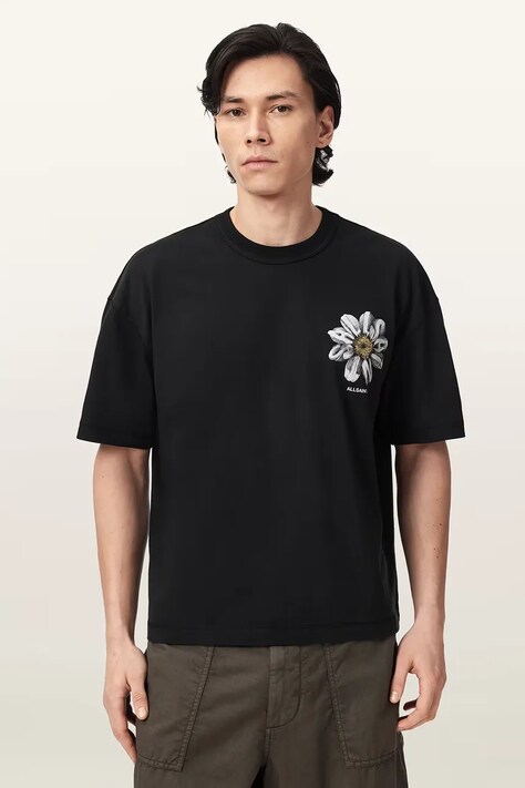 AllSaints футболка оверсайз чоловіча бавовняна PETALS — фото 2
