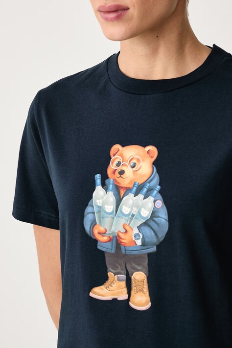 Baron Filou футболка бавовняна — AW26-TSUZZ8, темно-синій — фото 7