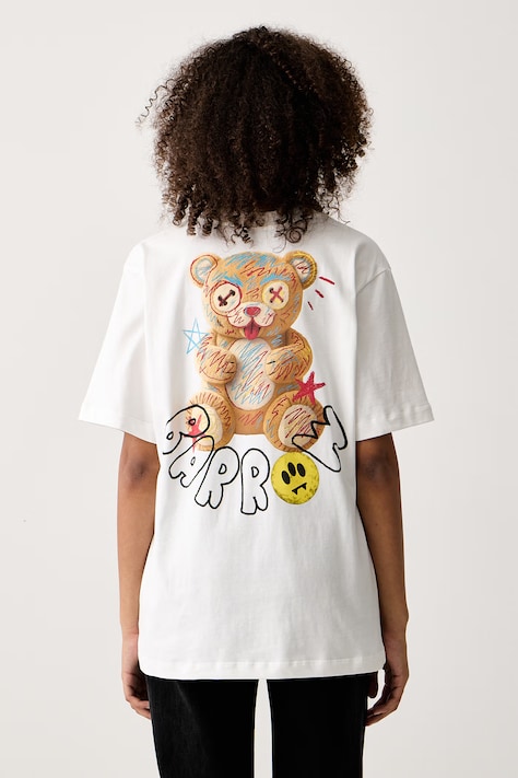 Barrow T-shirt βαμβακερό λευκό F6BWUATH048