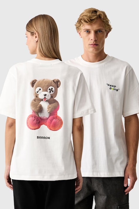 Barrow T-shirt pamut fehér F6BWUATH042