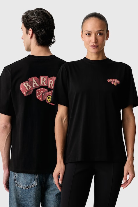 Barrow T-shirt in cotone nero F6BWUATH020