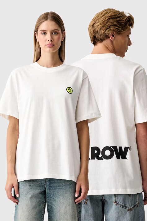 Barrow T-shirt βαμβακερό λευκό F6BWUATH013