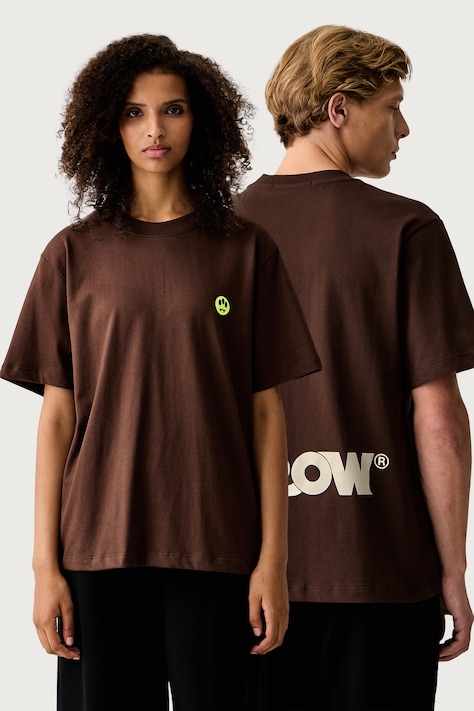 Barrow Tricou din bumbac maro F6BWUATH013