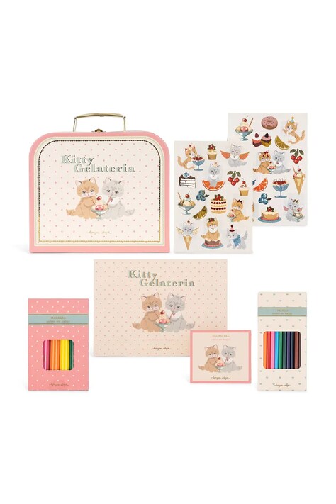 Konges Sløjd Zestaw zabawek dziecięcy LITTLE ARTIST SET różowy KS105449