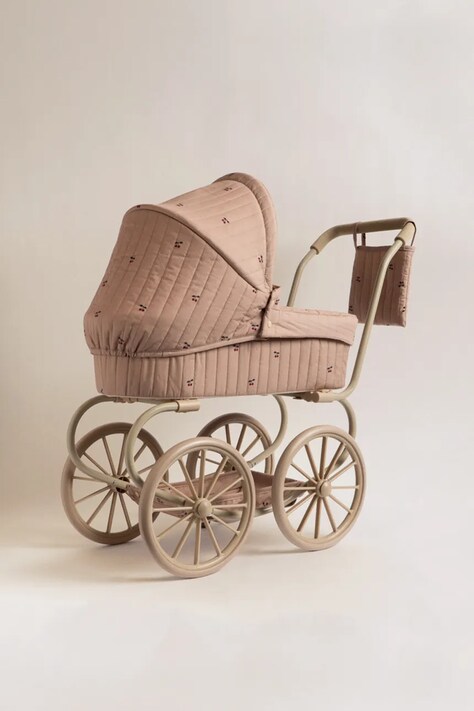 Konges Sløjd Wózek dla lalek dziecięcy MINNIE DOLL PRAM różowy KS105802