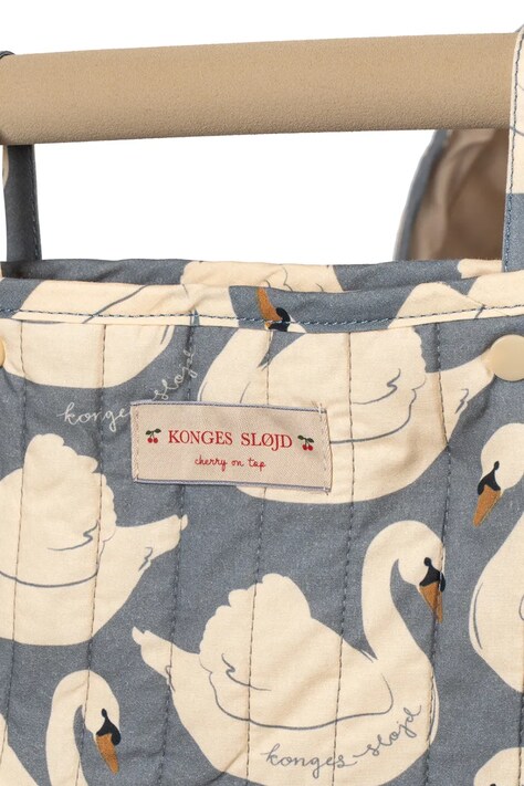 Konges Sløjd Wózek dla lalek dziecięcy bawełniany MINNIE DOLL PRAM biały KS106167