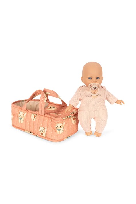 Konges Sløjd Zestaw zabawek dziecięcych CATTIE BABY DOLL WITH LIFT różowy KS105939