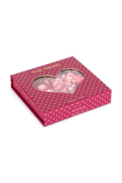 Konges Sløjd Sada hračiek detská BOXES OF PEARLS ružová KS103733