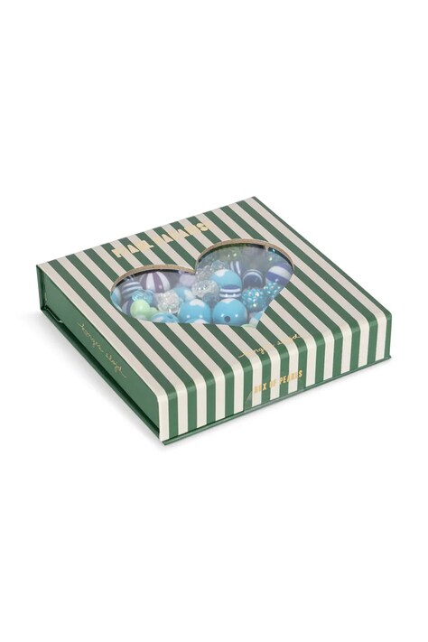 Konges Sløjd Zestaw do tworzenia biżuterii BOXES OF PEARLS niebieski KS103733