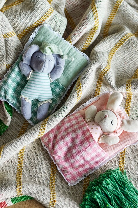 Bloomingville MINI Przytulanka dziecięca Elie Doll multicolor 82069592