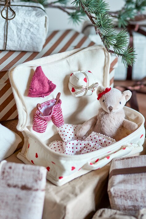 Bloomingville MINI Przytulanka dziecięca bawełniana Lara Doll multicolor 82069408