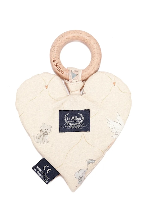 La Millou Hryzátko detské bavlnené BEBE MIGNON VANILLA béžové 156704