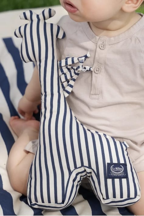 La Millou Grzechotka dziecięca STRIPES NAVY granatowa 156261
