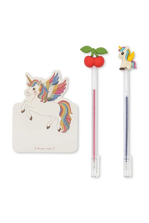 Konges Sløjd Zestaw długopisów dziecięcych PENCIL FRIENDS różowy KS106570