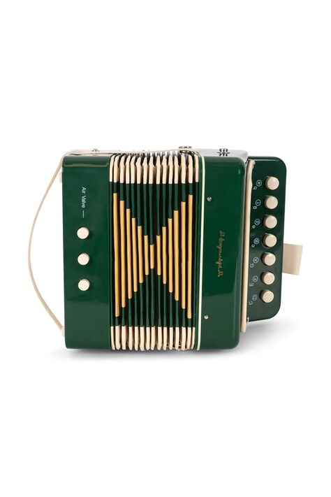 Konges Sløjd Zabawka grająca dziecięca ACCORDION zielona KS106490