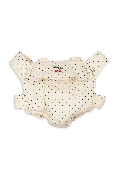 Konges Sløjd Nosidełko dla lalek dziecięce bawełniane DOLL CARRIER beżowe KS106450