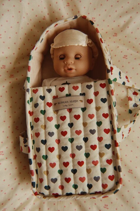 Konges Sløjd Zestaw zabawek dziecięcy LOLA BABY DOLL SET beżowy KS106375