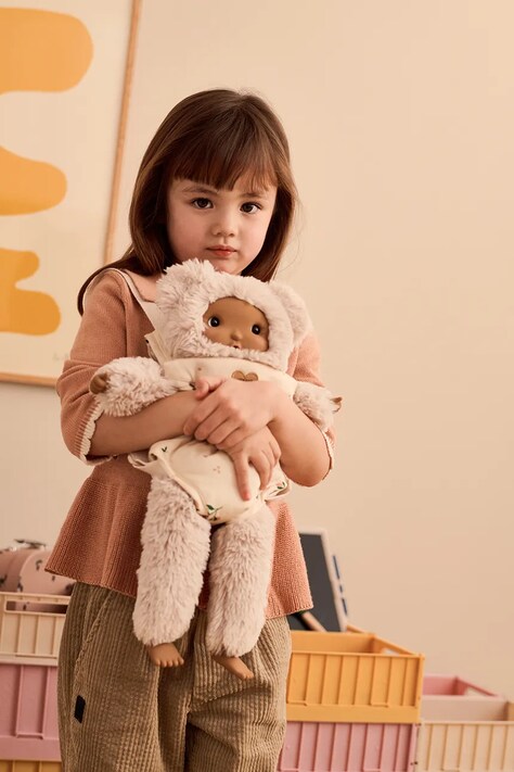 Liewood Plišasta igrača otroška Misa Phoebe Plush Doll bež LW21399