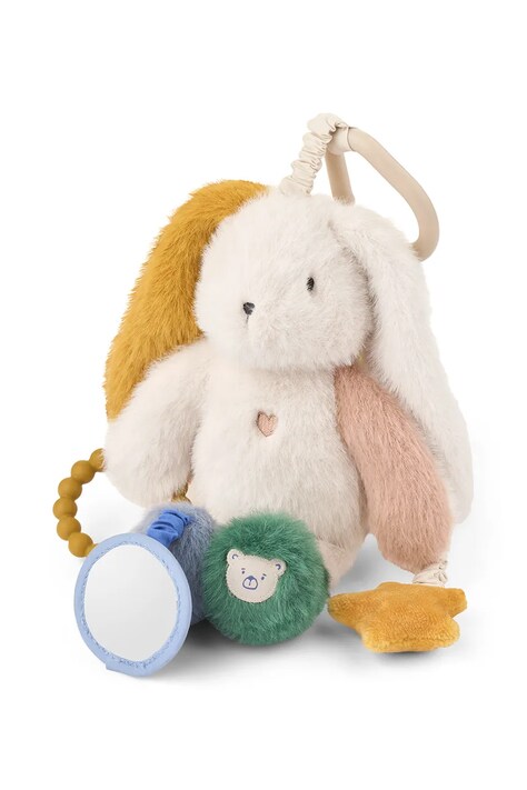 Liewood Plyšová hračka detská Angelina Small Activity Toy Rabbit béžová LW21394