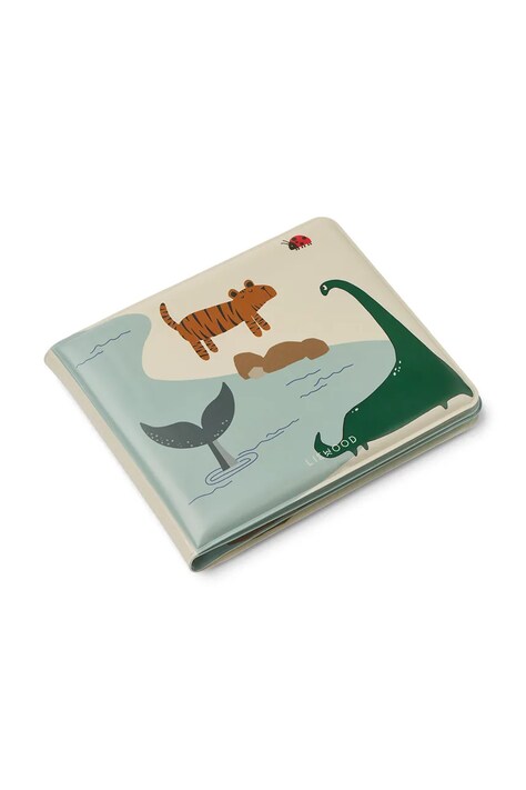 Liewood Knjižica otroška Waylon Classic Animal Magic Water Book bež LW21208